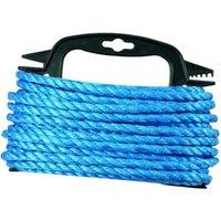Wickes Blue 8mm Multi-Purpose Polypropylene Rope - 15m
