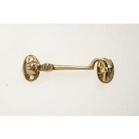 Wickes Brass Cabin Hook - 100mm