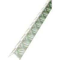 Rothley Multi-Purpose Angle Equal Sided Check Plate Aluminium 29.5mm x 29.5mm x 1000mm x 1.5mm