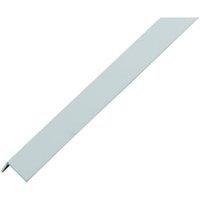 Rothley Multi-Purpose Angle Equal Sided White Plastic PVC 19.5mm x 19.5mm x 1000mm x 1.2mm