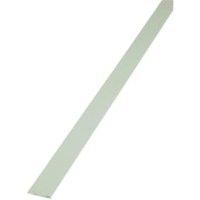 Rothley Multi-Purpose Flat Bar White Plastic PVC 15.5mm x 1000mm x 2mm
