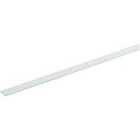 Rothley Multi-Purpose Flat Bar White Plastic PVC 19.5mm x 1000mm x 2mm