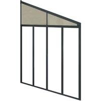 Palram Canopia Feria Side Wall - Grey