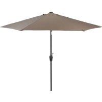 Sturdi Aluminium 3m Round Garden Parasol - Taupe