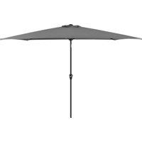 Sturdi Aluminium 3m Round Garden Parasol - Grey
