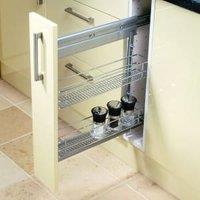 Wickes 2-Tier Steel Storage Basket - 150mm