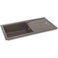 Carron Phoenix Bali 105 1 Bowl Composite Sink - Grey