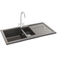 Carron Phoenix Bali 150 1.5 Bowl Composite Sink - Grey