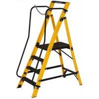 Werner Megastep 4 Tread Fibreglass Platform Stepladder