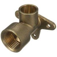 Primaflow Copper End Feed Wall Plate Elbow - 1/2in X 15mm