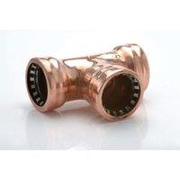 Primaflow Copper Push-Fit Equal Tee - 22mm