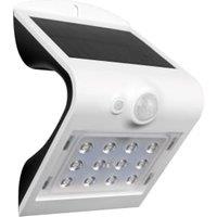 Luceco Solar Guardian PIR Wall Light White IP65 1.5W 200LM 4000K