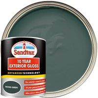 Sandtex 10 Year Exterior Gloss Paint - Racing Green - 750ml