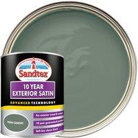 Sandtex 10 Year Exterior Satin Paint - Fern Canopy - 750ml