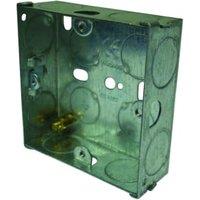 Wickes 1 Gang Metal Box - 25mm