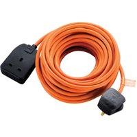 Masterplug 13A Heavy Duty Garden Orange Extension Lead - 10m