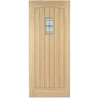 Wickes Croft External Cottage Glazed Oak Door - 2032 x 813mm