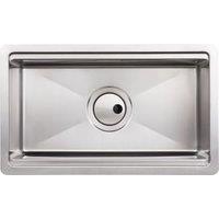 Abode Studio 1 Bowl Kitchen Sink - Stainless Steel