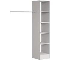 Spacepro Wardrobe Storage Kit Tower Unit Cashmere - 450mm