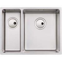 Abode Matrix 1.5 Bowl Left Hand Half Bowl Kitchen Sink - Stainless Steel