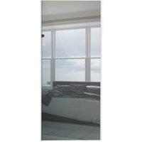 Spacepro Sliding Wardrobe Door White Framed Mirror - 2220 x 762mm
