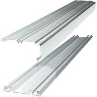 Spacepro Sliding Door Trackset - White 1.8-2.7m
