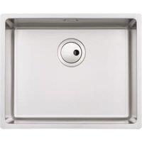 Abode Matrix 1 Bowl Large Kitchen Sink - Stainless Steel