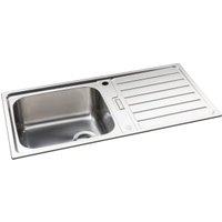 Neron 1 Bowl Kitchen Sink - Stainless Steel