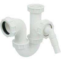 FloPlast TW472 White Single Bowl Sink Kit - 40mm