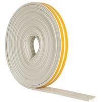 Wickes 10m E Profile Rubber Draught Seal - White