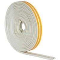 Wickes 10m P Profile Rubber Draught Seal - White