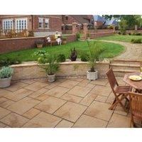 Marshalls Heritage Riven Yorkstone Paving Slab - 450 x 450 x 38mm