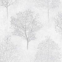 Arthouse Wonderland Mono Wallpaper - 10.05m x 53cm