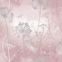 Arthouse Damselfly Blush Wallpaper - 10.05m x 53cm