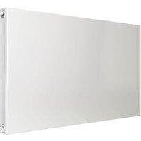 Henrad by Stelrad White Plan Double Panel Horizontal Designer Radiator - 600 x 1000mm