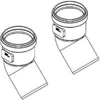 Ideal High Level Flue 45 Degree Bend