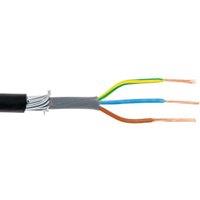 3 Core 6943X Black SWA Single Phase Armoured Cable - 1.5mm2 - 25m