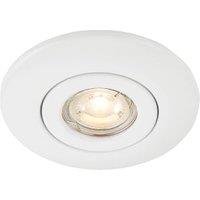 Saxby GU10 Gloss White Downlight Converter Kit - 50W