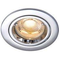 Saxby GU10 Chrome Cast Fixed Downlight - 50W