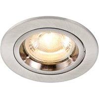 Saxby GU10 Satin Nickel Cast Fixed Downlight - 50W