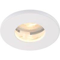 Saxby GU10 Gloss White IP65 Cast Fixed Downlight - 5W