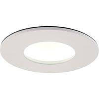 Saxby Orbital Plus Anti-Glare IP65 Matt White Cool White Downlight