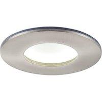 Saxby Orbital Plus Anti-Glare IP65 Satin Nickel Cool White Downlight