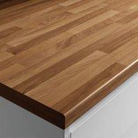 Wickes Laminate Blocked Oak Effect Worktop - 600 x 38 x 3000mm