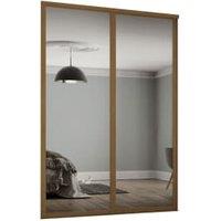 Spacepro Shaker 2 Wardrobe Door Kit Oak Framed - 1145mm (W)