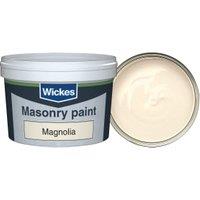 Wickes Smooth Masonry Paint - Magnolia - 250ml