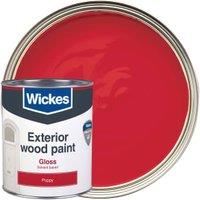 Wickes Exterior Gloss Poppy 750ml