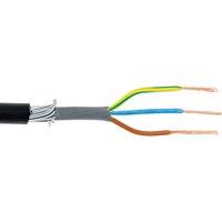 3 Core 6943X Black SWA Single Phase Armoured Cable - 2.5mm2 - 25m