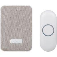 Byron DBY-22322UK Wireless Doorbell with Plug-In Chime - 150m
