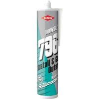 Dow Corning 796 White uPVC Silicone Sealant - 310ml